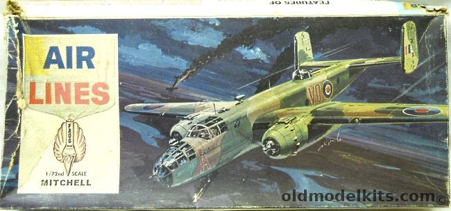 Air Lines 1/72 North American B-25C Mitchell - RAF, 12900 plastic model kit